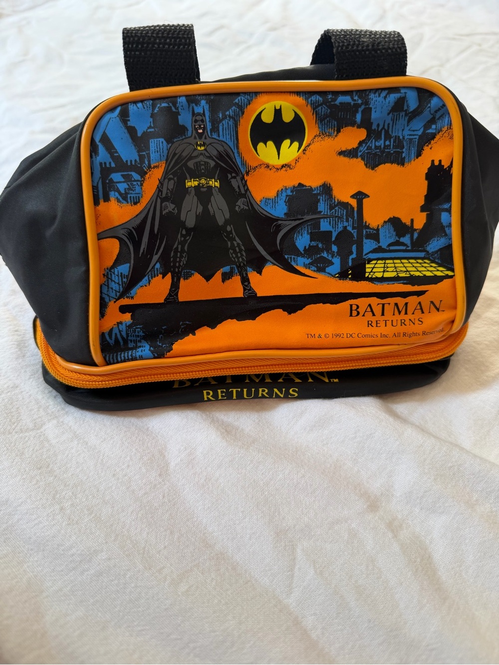 Vintage 1992 Batman Kids Lunch Bag